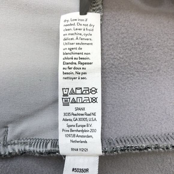 Spanx Luxe Fleece Shirt Jacket Shacket Teddy Cozy Button Down In Gray Size M - Picture 8 of 9